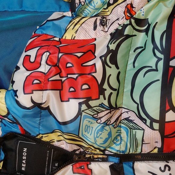 Reason Berlin Comic Puffer Jacket - Picture 8 of 11